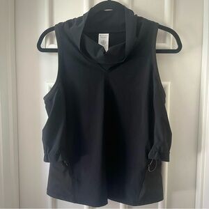 Athleta Black Cowl Neck Golf Tank
